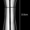 Small premium manual stainless steel salt and pepper grinder. - Image 2